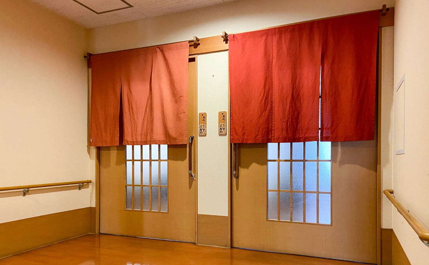 介護老人保健施設秋篠の浴室入り口